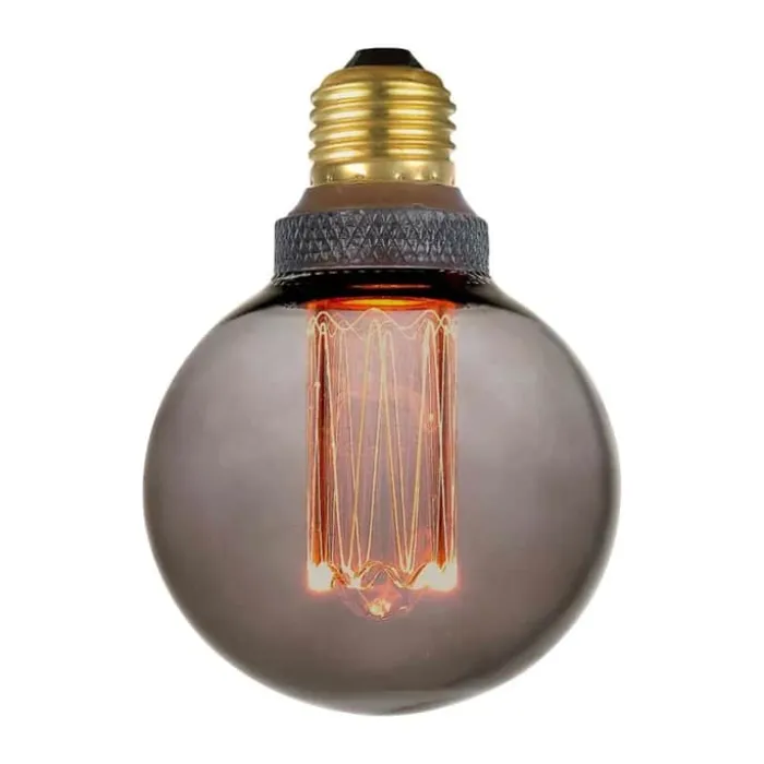 Halo Design Colors Dim LED Mini Globe Lyspære H 12 cm - E27 - Smoke