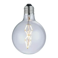 Halo Design Colors Mini Globe De Lux LED Lyspære H 12 cm - E27 - Klar