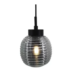 Halo Design Cool Pendel Ø 15 cm - Glas/metal - Sort