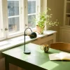 Halo Design DC Bordlampe Ø 12 x H 35 cm - Metal/træ - Mørk Grøn