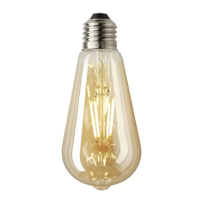Halo Design Deko Drops LED Lyspære H 14 cm - E27 fatning - Amber