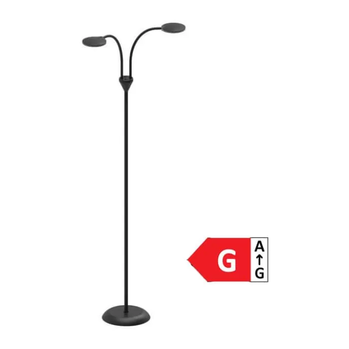Halo Design Fix 2-arm Gulvlampe H 130 cm - ABS-plast - Sort