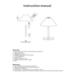 Halo Design Hygge Bordlampe H 19 cm - LED - Maroon