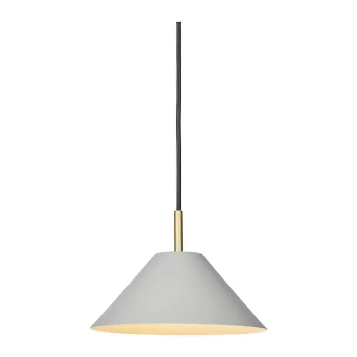 Halo Design Hygge Pendel Ø 24 cm - Metal/akryl - Varm Grå