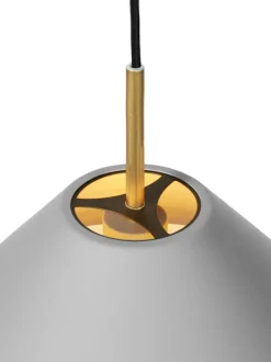 Halo Design Hygge Pendel Ø 24 cm - Metal/akryl - Varm Grå