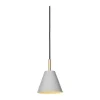 Halo Design Hygge Pendel Ø 12 cm - Metal/akryl - Varm Grå