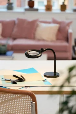 Halo Design Magni Bordlampe H 30 cm - Metal/glas - Sort