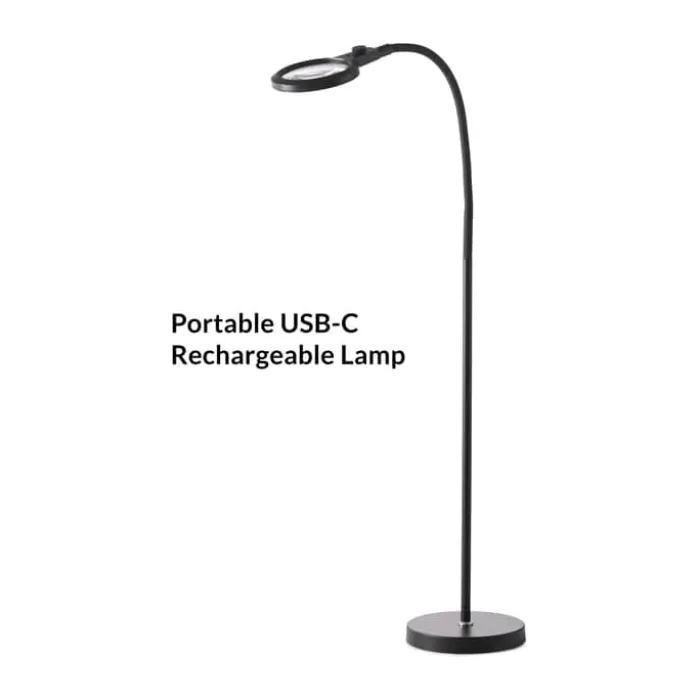 Halo Design Magni Gulvlampe H 1,3 m - Metal/glas - Sort