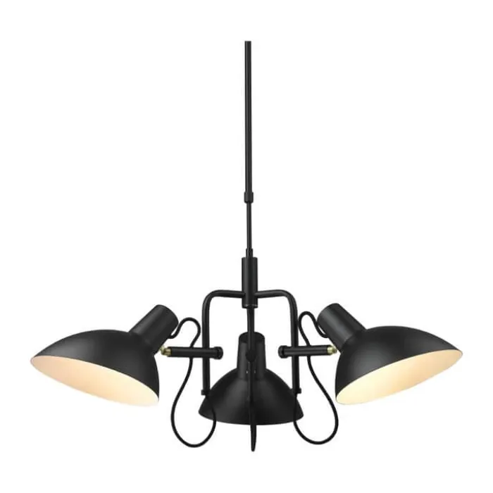 Halo Design Metropole Lysekrone Ø 73 cm - E27 - Sort