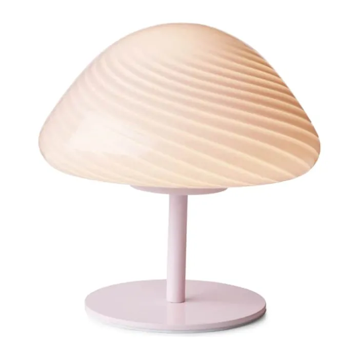 Halo Design Mini Mush Bordlampe Ø 17 x H 17 cm - Metal/glas - Rose