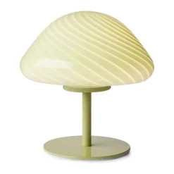 Halo Design Mini Mush Bordlampe Ø 17 x H 17 cm - Metal/glas - Olive