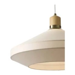 Halo Design Paris Pendel Ø 24 cm - Stof/metal - Creme