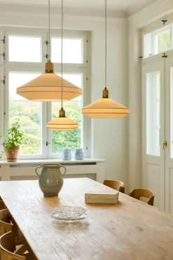 Halo Design Paris Pendel Ø 24 cm - Stof/metal - Creme