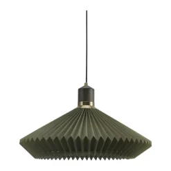 Halo Design Paris Pendel Ø 56 cm - Tekstil - Grøn