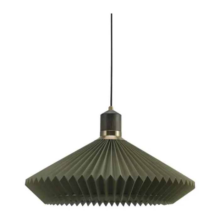 Halo Design Paris Pendel Ø 56 cm - Tekstil - Grøn