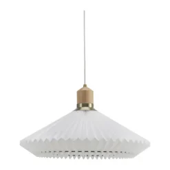 Halo Design Paris Pendel Ø 56 cm - Tekstil - Hvid