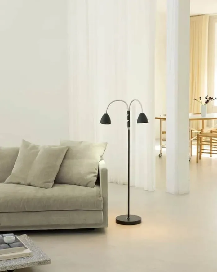 Halo Design Room Gulvlampe H 140 cm - Metal - Sort