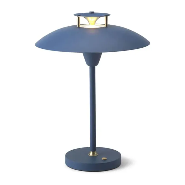 Halo Design Stepp 1-2-3 Transportabel Bordlampe Ø 22 x H 30 cm - LED - Blå