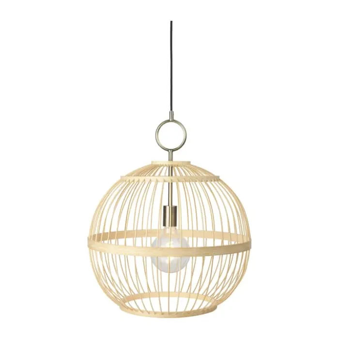 Halo Design Stockholm Nordic Pendel Ø 50 cm - Metal/bambus - Natur