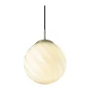Halo Design Twist Pendel Ø 25 cm - Glas - Opal/antique messing