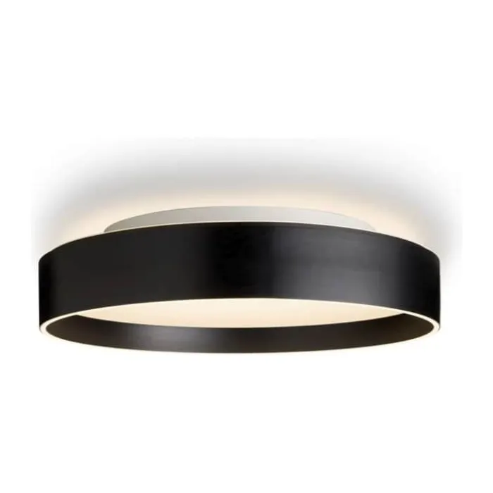 Halo Design Universal Loftslampe Ø 50 cm - Aluminium/akryl - Mat Sort