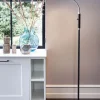 Halo Design Vegas Gulvlampe H 140 cm - Krombelagt stål - Sort