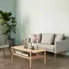 Hübsch Acorn Sofabord H 46 x B 57 x L 120 cm - MDF/egetræ - Natur