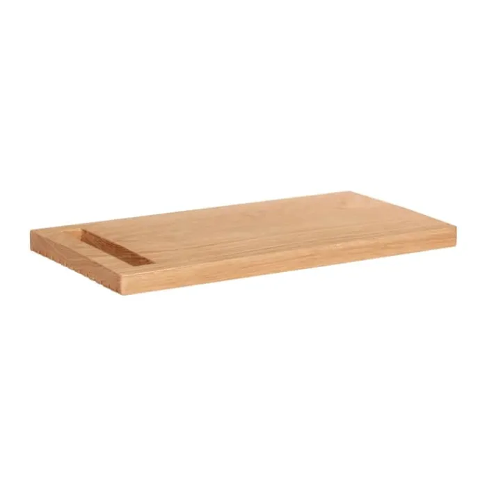 Hübsch Alley Skærebrætsæt - 2 stk. B 16/20 x L 30/40 cm - Egetræ - Natur