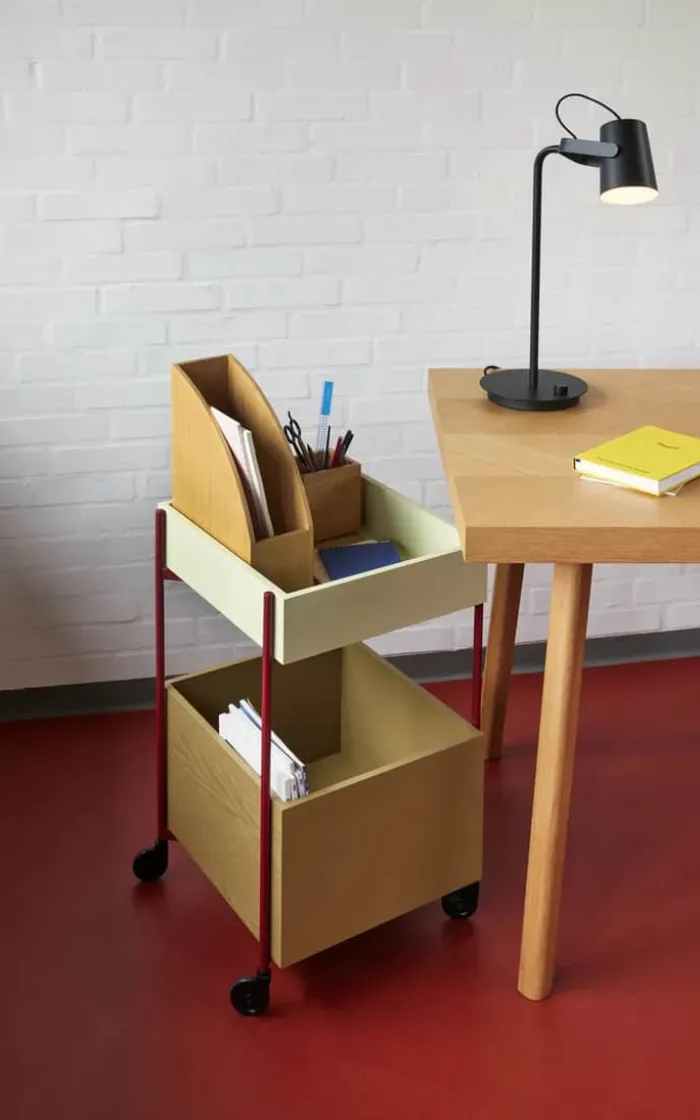 Hübsch Ardent Bordlampe H 54 cm - Jern - Sort
