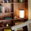 Hübsch Aru Bordlampe Ø 20 x H 30 cm - Glas/jern - Blå