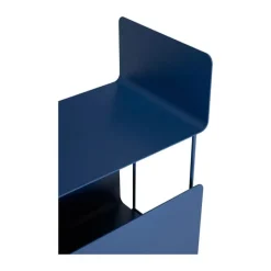 Hübsch Ays Rullebord H 66 x B 32 x L 63 cm - Jern - Mørkeblå