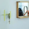 Hübsch Base Spejl H 50 x B 12 x L 35 cm - Egetræ/spejlglas - Natur