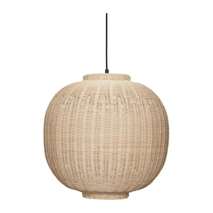 Hübsch Chand Pendel Ø 45 x H 43 cm - Rattan - Natur