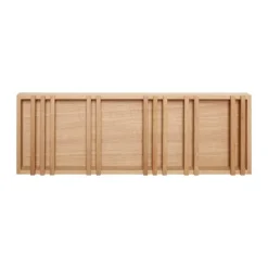 Hübsch Column Magasinholder H 37 x B 11 x L 110 cm - Egetræ - Natur
