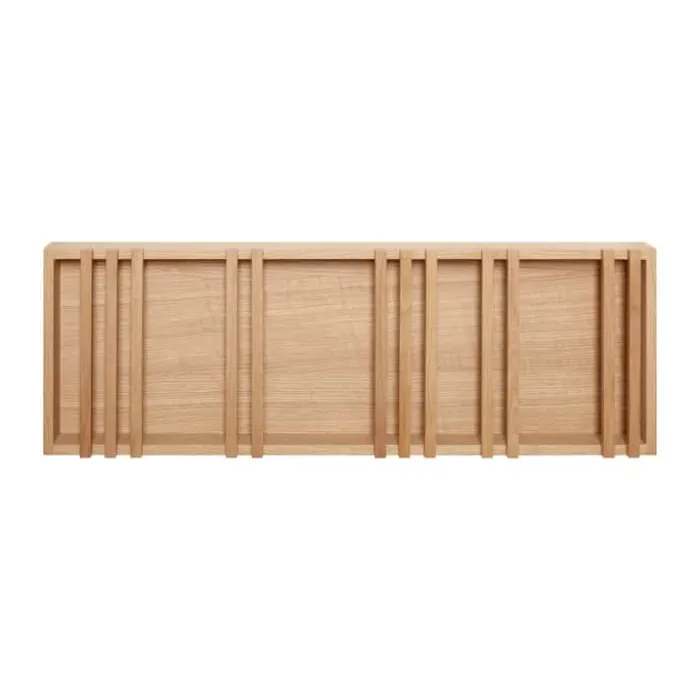 Hübsch Column Magasinholder H 37 x B 11 x L 110 cm - Egetræ - Natur