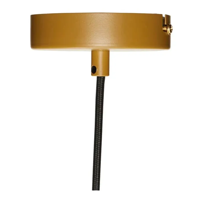 Hübsch Coney Pendel Ø 40 x H 42 cm - Aluminium/jern - Ravfarvet