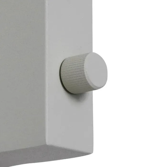 Hübsch Crea Væglampe H 20 cm - Jern/polycarbonat - Sand