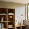 Hübsch Disco Reol H 95 x B 30 x L 80 cm - Egetræsfiner/MDF - Natur