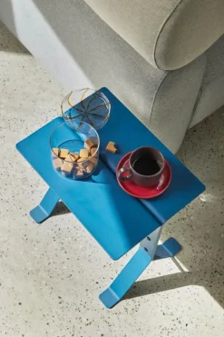 Hübsch Fold Sidebord H 42 x B 30 x L 40 cm - Jern - Petrol