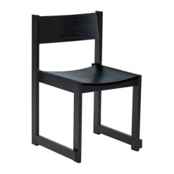 Hübsch Forma Spisestol H 80 x B 50 x L 50 cm - Egetræ - Sort
