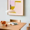 Hübsch Geo Spisebord H 75 x B 110 x L 110 cm - MDF/egetræ - Natur