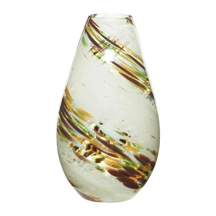 Hübsch Grove Vase Ø 19 x H 33 cm - Glas - Multifarvet