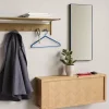 Hübsch Herringbone Skoskab H 40 x B 22 x L 100 cm - MDF/egetræ - Natur