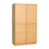 Hübsch Kura Klædeskab H 181 x B 55 x L 100 cm - MDF/egetræ - Natur