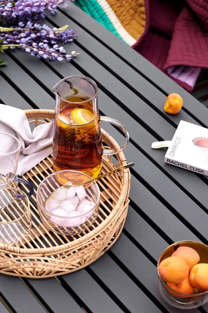 Hübsch Lemonade Kande 130 cl - Glas - Ravfarve