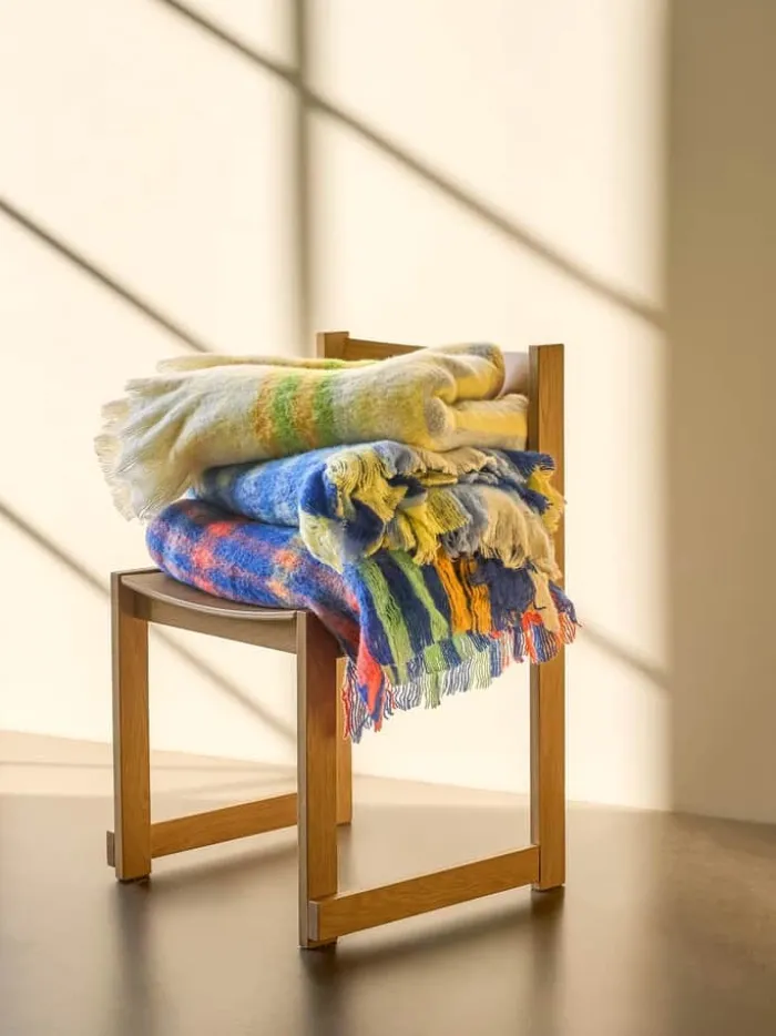 Hübsch Loom Plaid B 140 x L 200 cm - Akryl/nylon/uld - Multifarvet