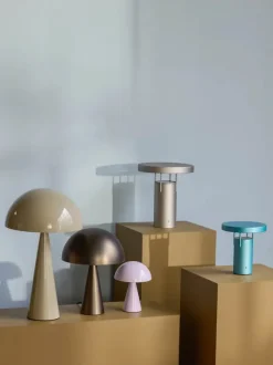 Hübsch Mush Bordlampe Ø 30 x H 50 cm - Jern - Sand