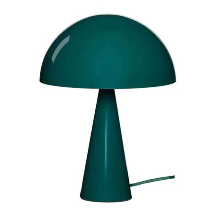 Hübsch Mush Bordlampe Ø 25 x H 34 cm - Jern - Mørkegrøn