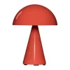 Hübsch Mush Bordlampe Ø 15 x H 20 cm - Jern/polycarbonat - Rød