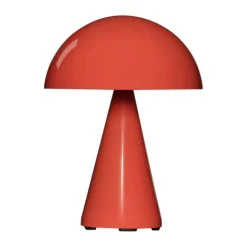 Hübsch Mush Bordlampe Ø 15 x H 20 cm - Jern/polycarbonat - Rød